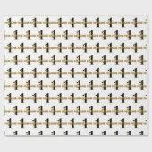 berucht | Eerste verjaardag van de Retro Hip Hop Cadeaupapier (Vlak)