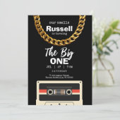 Beruchte 1 1e verjaardag uitnodiging (Staand voorkant)