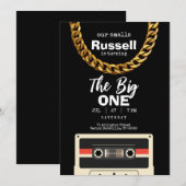 Beruchte 1 1e verjaardag uitnodiging (Voorkant / Achterkant)