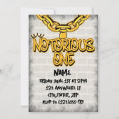 Beruchte 1 1e verjaardag uitnodiging (Voorkant)