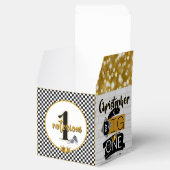 beruchte 1| Retro Hip Hop 1e verjaardag Foto Bedankdoosjes (Geopend)