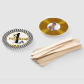 beruchte 1| Retro Hip Hop 1e verjaardag Foto Handwaaier (Niet-gemonteerd)