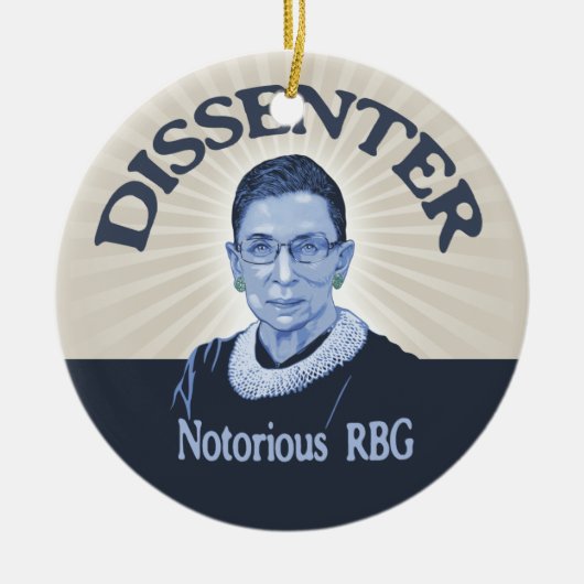 beruchte dissidenter keramisch ornament (Voorkant)