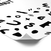 Beruchte één Baby mijlpaal Poster (Hoek)