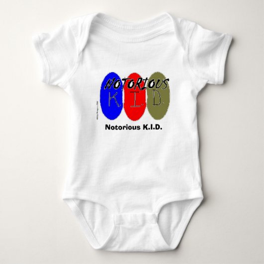beruchte K.I.D. Baby romper (Voorkant)