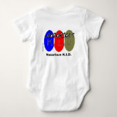 beruchte K.I.D. Baby romper (Achterkant)