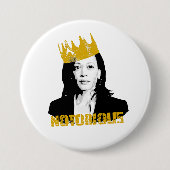 Beruchte Kamala Harris Ronde Button 7,6 Cm (Voorkant)