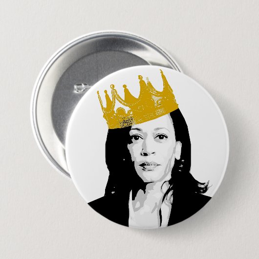 Beruchte Kamala Harris Ronde Button 7,6 Cm (Voorkant /achterkant)