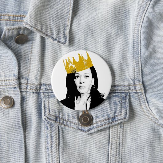 Beruchte Kamala Harris Ronde Button 7,6 Cm (In situ)