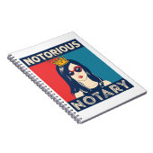 beruchte notaris public Funny Parody Notitieboek (Rechterzijde)