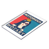 beruchte notaris public Funny Parody Notitieboek (Linkerzijde)