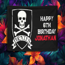Beruchte Piratenschedel Feestje Spandoek