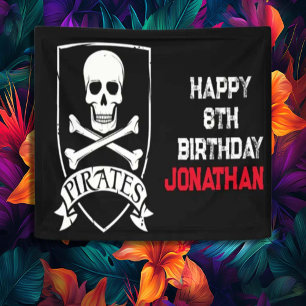 Beruchte Piratenschedel Feestje Spandoek