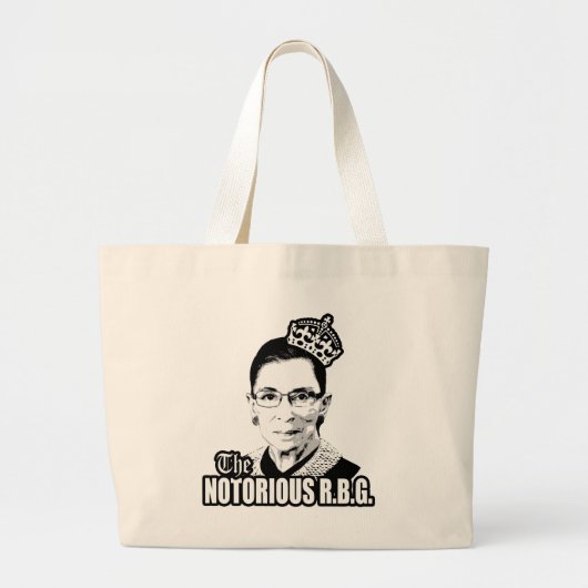 beruchte R.B.G. Grote Tote Bag (Voorkant)