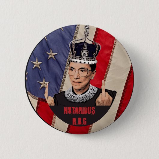 beruchte R.B.G. Ronde Button 5,7 Cm (Voorkant)