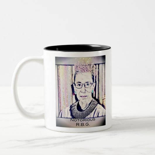 beruchte R.B.G. Tweekleurige Koffiemok (Links)