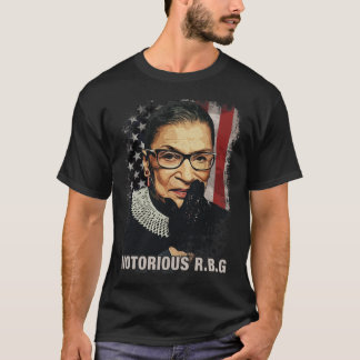 Beruchte RBG Amerikaanse vlag T-shirt