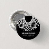 beruchte RBG Collar Memorial Button (Voorkant /achterkant)