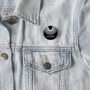 beruchte RBG Collar Memorial Button