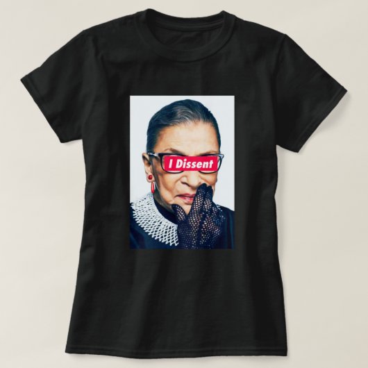 beruchte RBG - I Dissent T-shirt (Design voorkant)