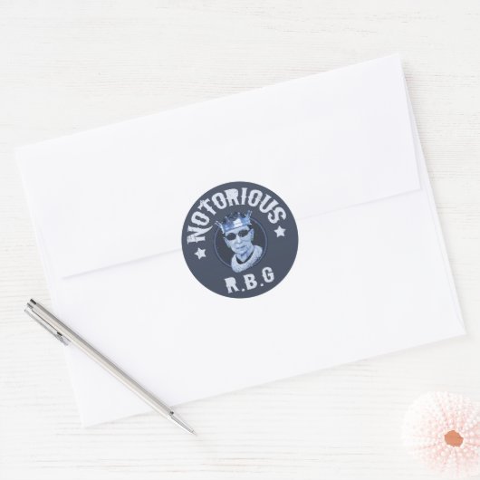 beruchte RBG III Ronde Sticker (Envelop)