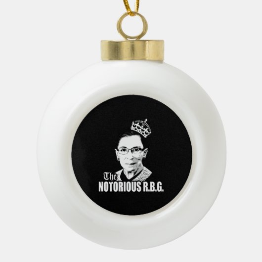 beruchte RBG Keramische Bal Ornament (Voorkant)