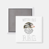 beruchte RBG (met Roos geroosterde Grosbeak) Magneet (Voorkant / Achterkant)