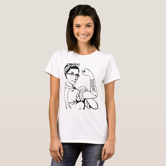 beruchte RBG onbreekbaar - afstotend T-shirt (Voorkant volledig)