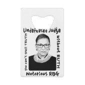 beruchte RBG-ongedekte rechter Creditkaart Flessenopener (Achterkant)