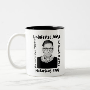 Beruchte RBG ongeslagen rechter Tweekleurige Koffiemok