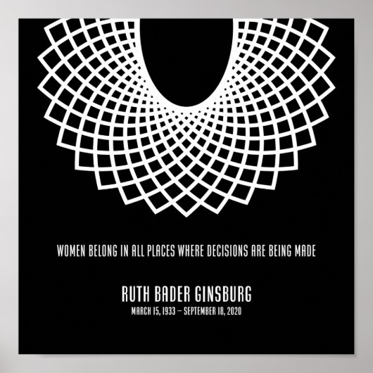 beruchte RBG Poster (Voorkant)