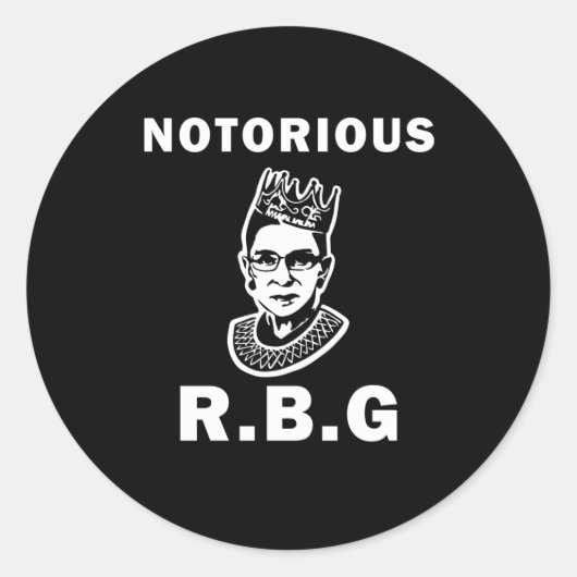 beruchte RBG Ronde Sticker (Voorkant)