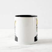 beruchte RBG Ruth Bader Ginsburg Feministische kra Tweekleurige Koffiemok (Center)