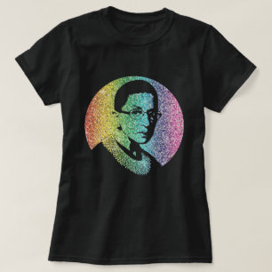 beruchte RBG: Ruth Bader Ginsburg Glitter Rainbow T-shirt