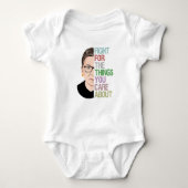 beruchte RBG Ruth Bader Ginsburg Romper (Voorkant)