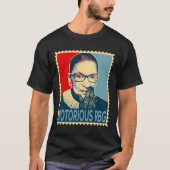 beruchte RBG Ruth Bader Ginsburg T-shirt (Voorkant)