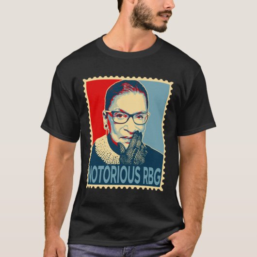 beruchte RBG Ruth Bader Ginsburg T-shirt (Voorkant)