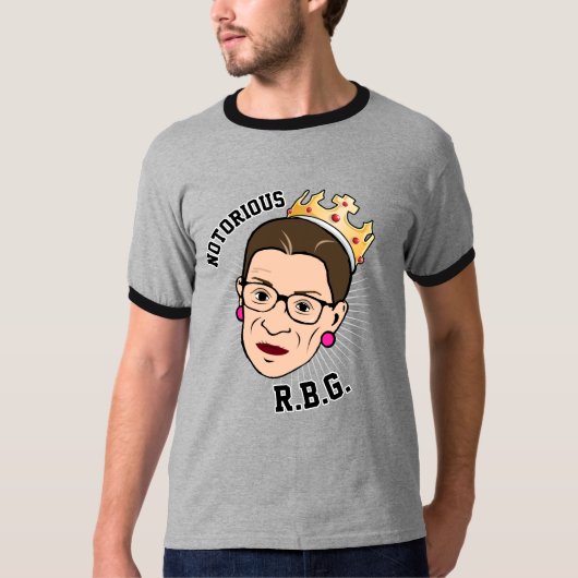 beruchte RBG - Ruth Bader Ginsburg - T-shirt (Voorkant)