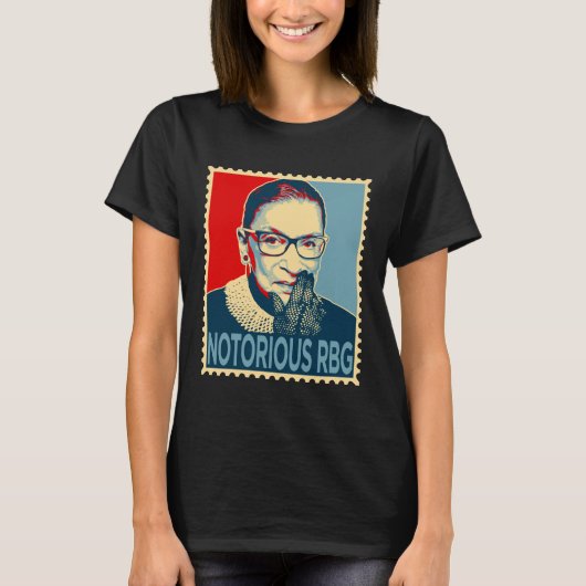 beruchte RBG Ruth Bader Ginsburg T-shirt (Voorkant)