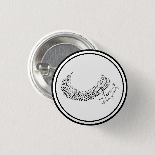 Beruchte RBG Vrouwen Recht Ronde Button 3,2 Cm (Voorkant /achterkant)