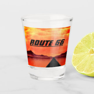 Beruchte Route 66 Shot Glas