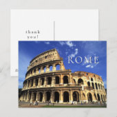 Beruchte ruïnes van het Colosseum | Rome Italië Briefkaart (Voorkant / Achterkant)
