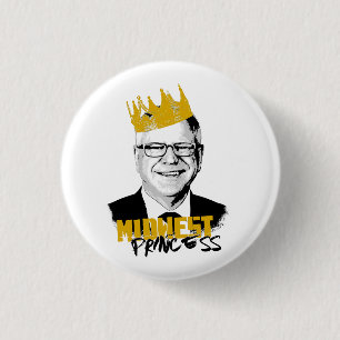 Beruchte Tim Walz - Midwest Princess Ronde Button 3,2 Cm
