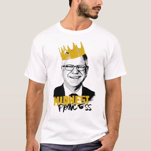 Beruchte Tim Walz - Midwest Princess T-shirt (Voorkant)