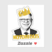 Beruchte Tim Walz Sticker (Vel)