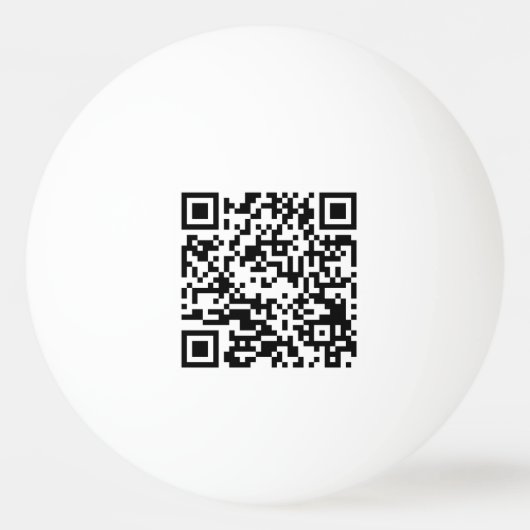 Beruflicher QR-Code Logo Pingpongbal (Voorkant)