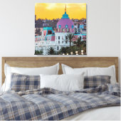 Berühmde luxehotel Hotel Negresco in Nice Frankrij Canvas Afdruk (Insitu (Slaapkamer))