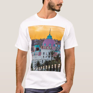 Berühmde luxehotel Hotel Negresco in Nice Frankrij T-shirt