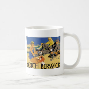 Berwick, Schotland Vintage-poster Koffiemok