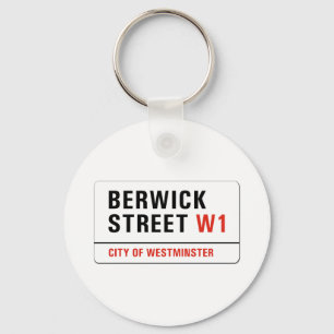 Berwick Street, London Street Sign Sleutelhanger